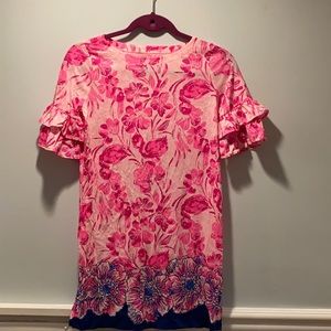 Lilly Pulitzer Girls Cotton Shift Dress